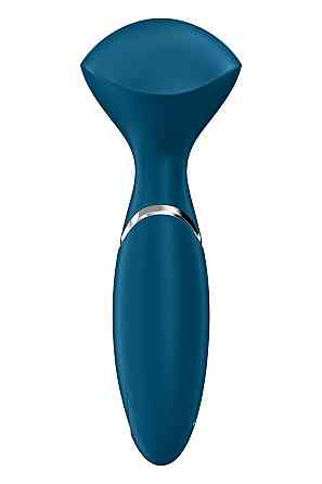 Универсальный компактный мощный массажер Satisfyer Mini Wand-er синий Sex Aura Киев