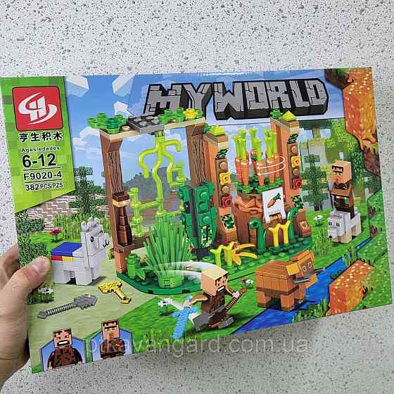 Конструктор Майнкрафт My World 382 деталі блочний F 9020-4 Хмельницький