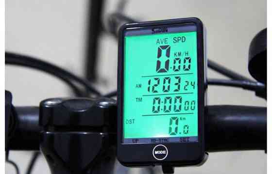 Бездротовий велокомп'ютер SunDing SD-576C waterproof + 27 функцій + підсвічування 2.5 дюйм Київ