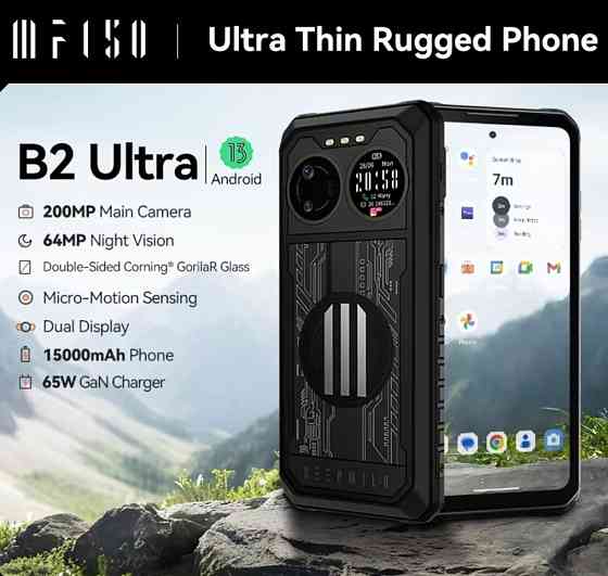 Телефон Oukitel IIIF150 B2 Ultra 12/256Gb. 15000mAh. 65GaN 200mp / 64mp Night Vision. Киев