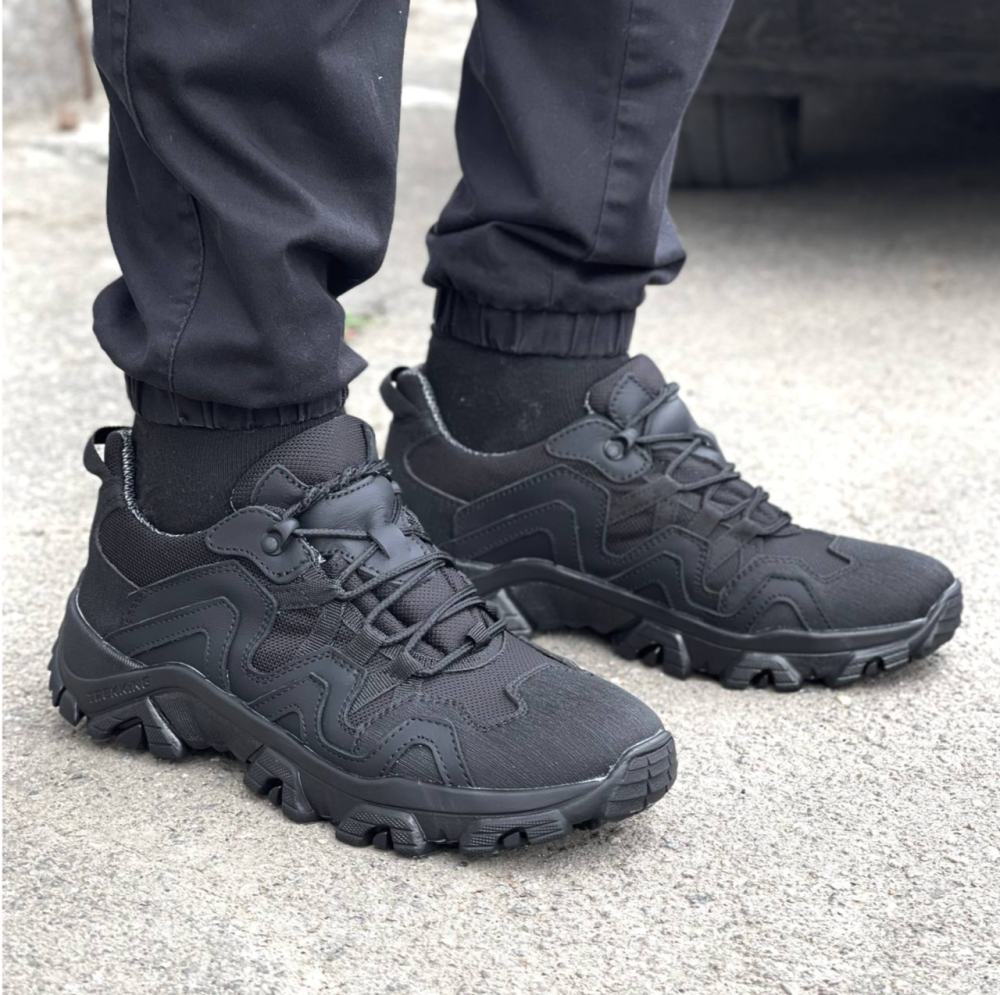 Мужские демисезонные мужские черные кроссовки на Gore-Tex , мужские тактические качественные кроссовки Львов - изображение 10