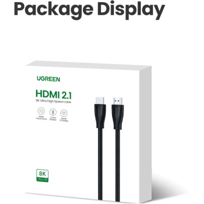 Кабель мультимедійний HDMI M to HDMI M 3.0m V2.1 Ugreen (80404) Вінниця - фото 5