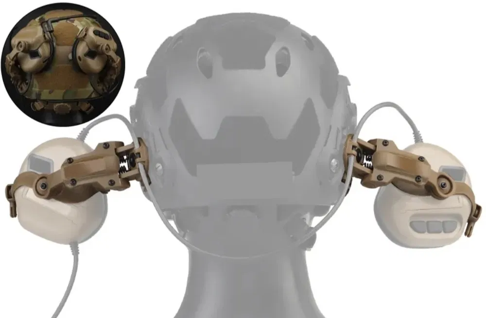 Тактическое крепление чебурашки ARM Next S40 для наушников на шлем (Койот) Винница - изображение 4