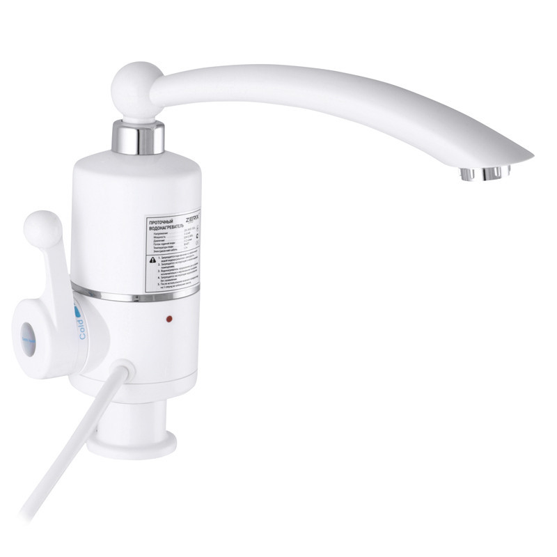 Проточний водонагрівач настільний Zerix ELW16 3.6 кВт електро-кран (ZX3071) Чернівці - фото 1