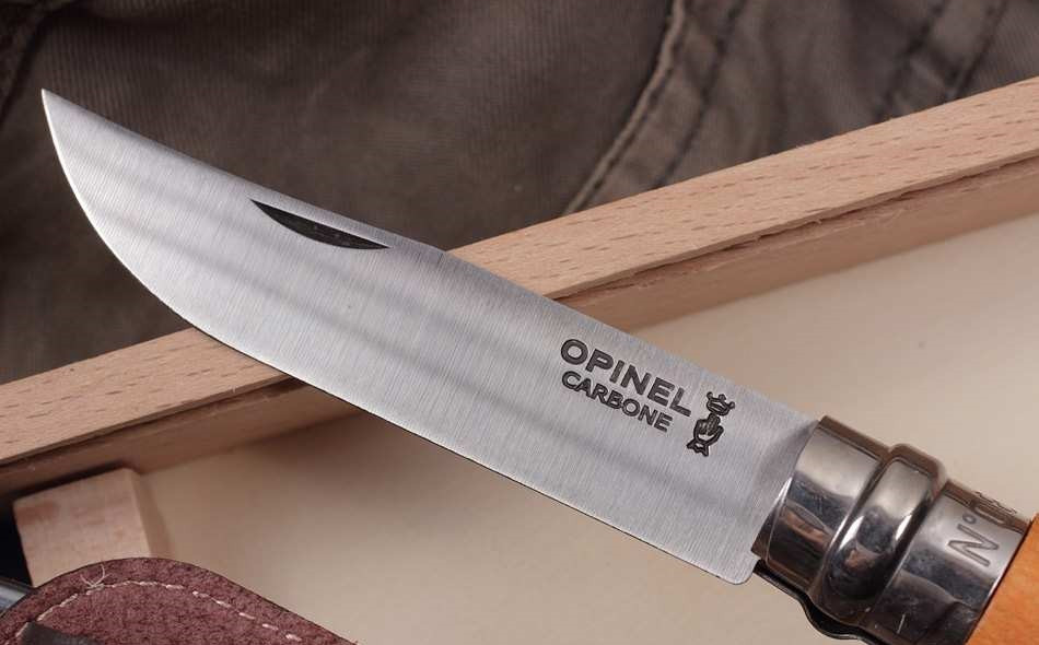 Складаний Ніж Opinel Carbon Steel No8 VRN з чохлом у пеналі (000815) Вуглецева сталь Нововолинськ - фото 3