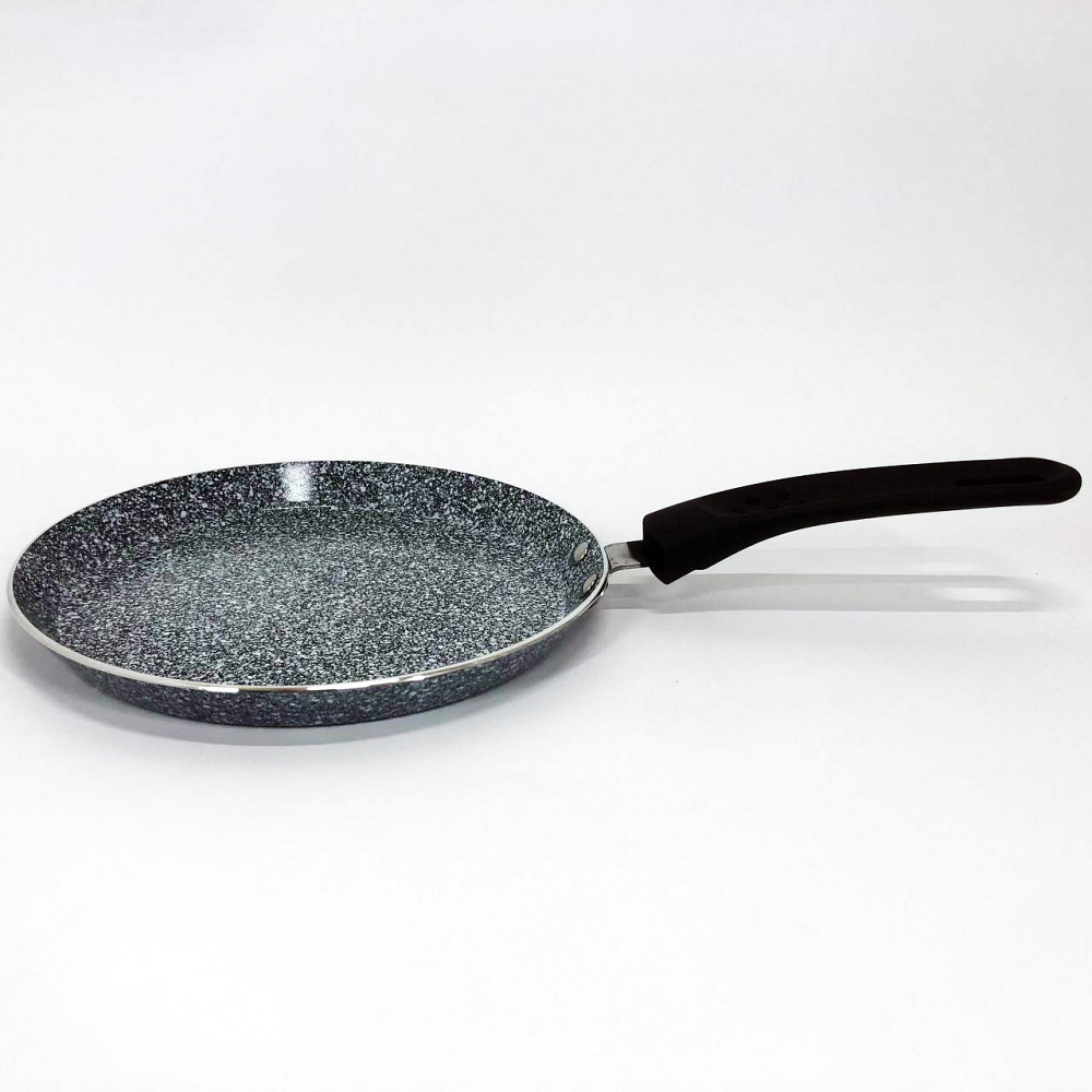 Сковорода з антипригарним покриттям внутрішньої поверхні, Лита сковорода млинцева EN-38 Львів - фото 5