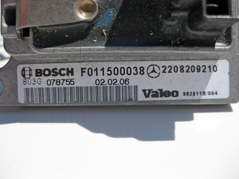 Mercedes-Benz  A2208209210 Регулятор вентилятора обігрівача C-class W203 CLK Coupe C209 S-class short W220 S-class short W221 ML W163 C-class S203 CL2 Одеса - фото 3