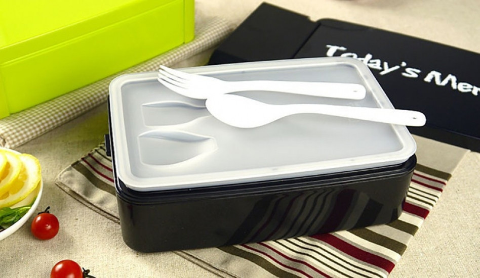 Ланч-бокс todays menu на два відділення зелений Вінниця - фото 3