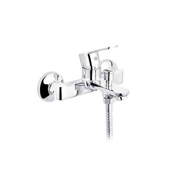Змішувач для ванни Kroner KRP Bremen - C060 з душовим гарнітуром, хром Київ