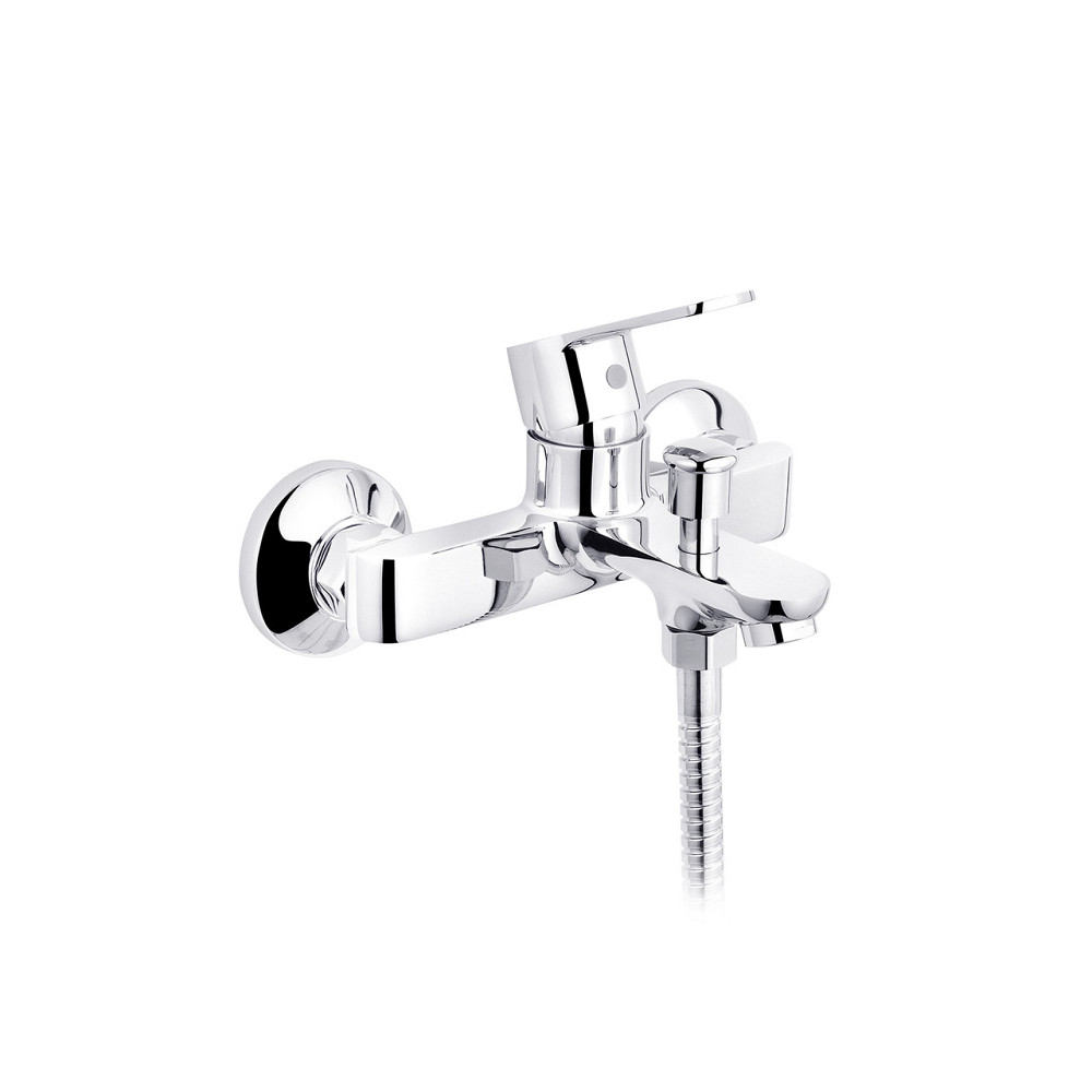 Смеситель для ванны Kroner KRP Bremen - C060 с душевым гарнитуром, хром Киев - изображение 3