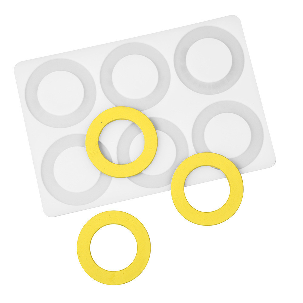 Формочка для шоколада Круги 194 на 134 мм серый Киев - изображение 9