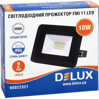 Прожектор Delux FMI 11 LED 10Вт 6500K IP65 (90022521) Винница - изображение 3