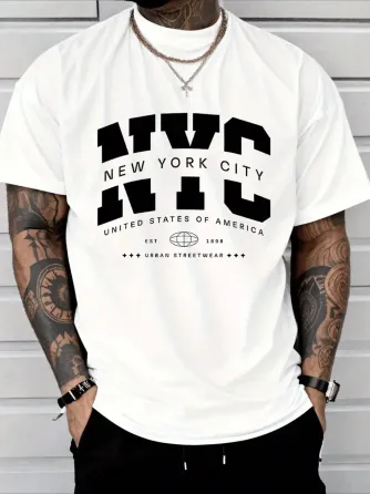 Футболка мужская с принтом  42 Белая 2664090350 Днепр