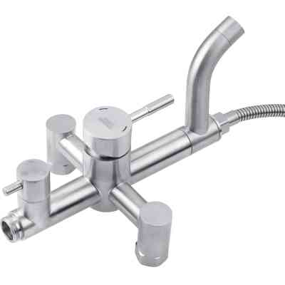 Душовий гарнітур Kroner Edelstahl Klassisch-ESG063 + змішувач Edelstahl Klassisch-ESG010 (CVS30204) Вінниця