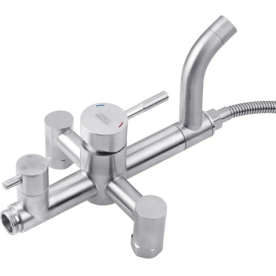 Душовий гарнітур Kroner Edelstahl Klassisch-ESG063 + змішувач Edelstahl Klassisch-ESG010 (CVS30204) Вінниця - фото 2