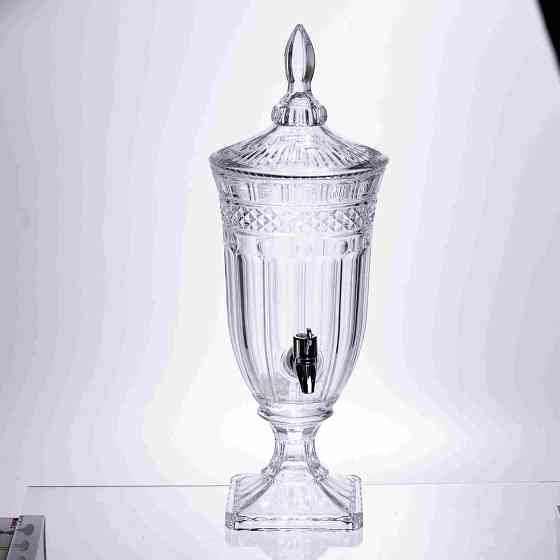 Лимонадниця Topaz Crystal 2 літри з краном HP-19-292 глечик диспенсер для води і напоїв прозорий Коломия