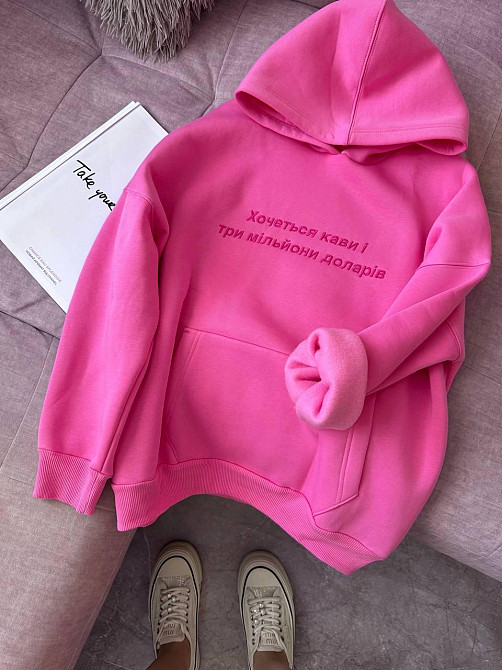 Жіноча стильна худі с вишивкою Турецька трьохнитка піньє Одеса - фото 3