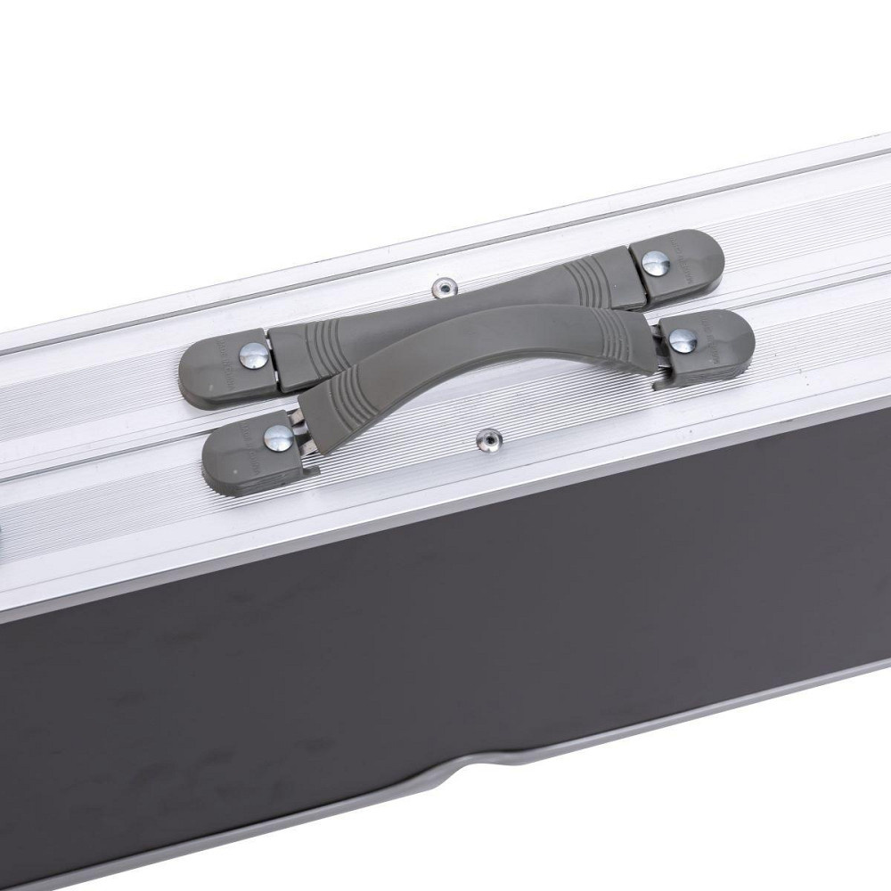 Комплект туристичний стіл + 2 лавки складні меблі Сірий Lugi JY-9060G Київ - фото 9