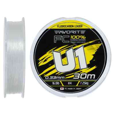Флюорокарбон Favorite U1 FC 30m 4.0/0.33mm 16.0lb/7.25kg (1693.12.16) Винница