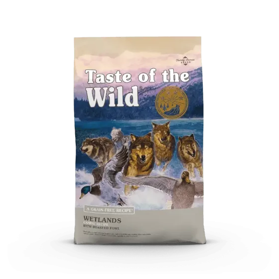 Taste of the Wild Wetlands (Тейст оф зе Вайлд Ветлендс из утки перепелов и индейки) беззерновой корм для собак 5.4 кг. Запорожье