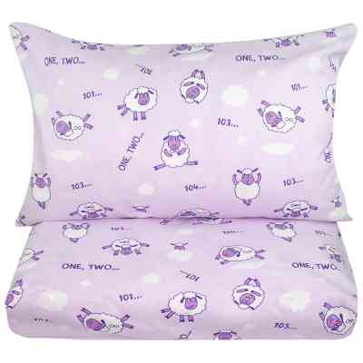 Детский постельный набор Home Line Ягнята сиреневые (159141) Винница