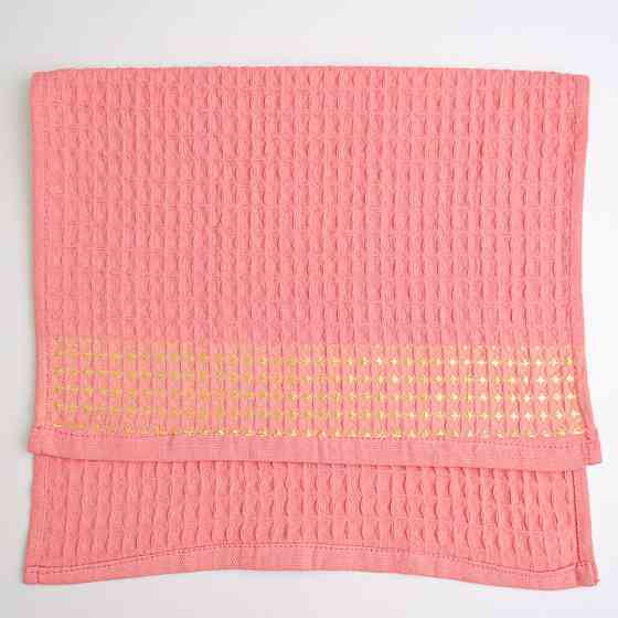 Полотенце вафельное GM Textile 40х60см 280г/м2 (Розовый) Сумы