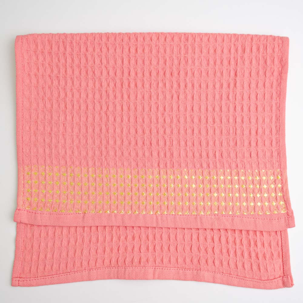 Полотенце вафельное GM Textile 40х60см 280г/м2 (Розовый) Сумы - изображение 1