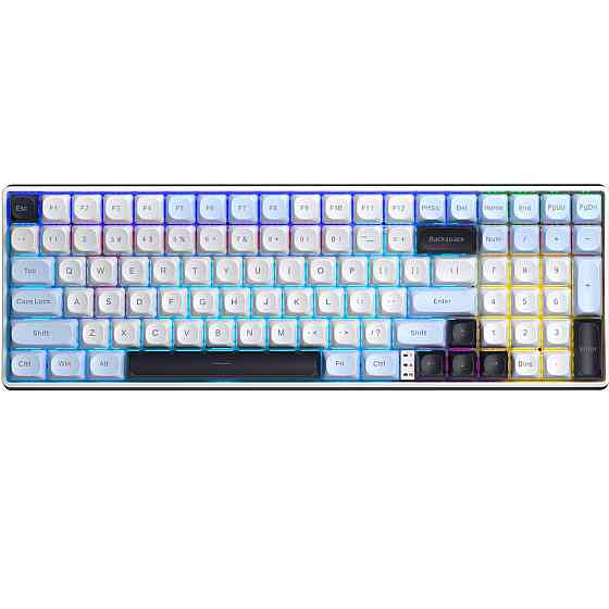 Клавіатура бездротова Aula S100pro Brown Switch White/Black (6948391205755) ( 11048 ) Харьков