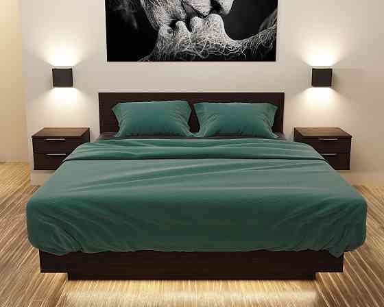 Кровать Кристалл №2 двуспальная, Венге Магия, 2035х1432х850 Львов