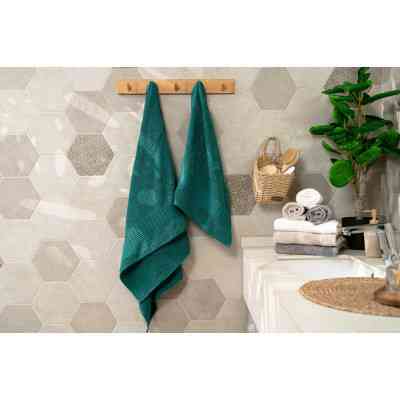Рушник Ardesto набір махрових Lotus 2 шт 50х90 см індіго, 70х140см, 100% бавовна, смарагд (ART2357EM) Вінниця