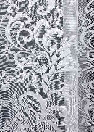 Коротка тюль, висотою 1,2м, жаккард колір білий 871т Київ