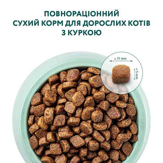 Сухой корм Оптимил Optimeal для взрослых кошек со вкусом курицы, 4 кг Винница
