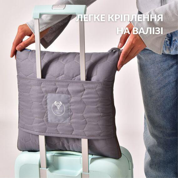 Дорожня плед подушка для подорожей IDEIA 120х180 Чернівці - фото 2
