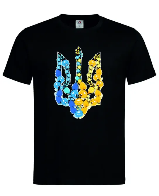 Футболка «Тризуб із квітів — символ України» Городище - фото 2