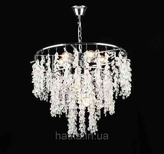 Люстра подвесная хрустальная S2477/7, Хром Киев