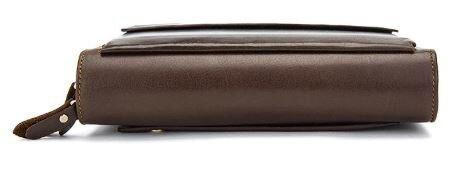 Чоловіча барсетка з ремінцем на руку Vintage 14915 Коричнева Київ - фото 5