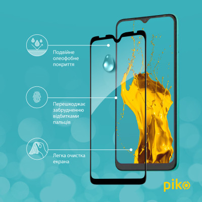 Стекло защитное Piko Full Glue Tecno Pop 5 Black (1283126515484) Винница - изображение 4