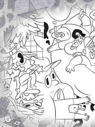 Дитяча розфарбовка з наклейками. Герої: Дісней, Гравіті Фолз, Мейбл і Пухля 1271014 Вінниця