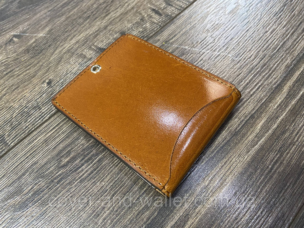 Шкіряна обкладинка СБУ з шевроном і кишенею (жовта) Київ - фото 7