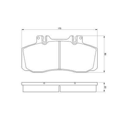 Тормозные колодки Bosch 0 986 468 350 Винница