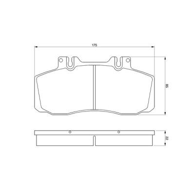 Тормозные колодки Bosch 0 986 468 350 Винница - изображение 2