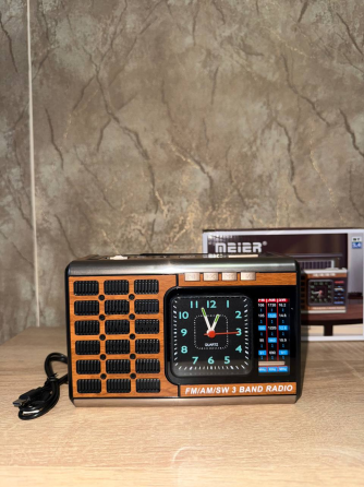 Радиоприемник Bluetooth Solar Meier MD-919-S с солнечной панелью, фонарем, MP3, USB, TF, аккумулятором 18650 Одесса