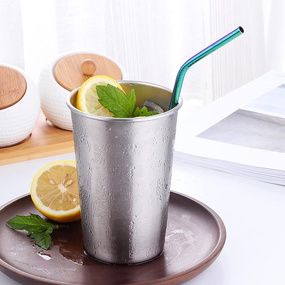 Многоразовые металлические соломинки хамелеон 4 шт. Киев - изображение 2