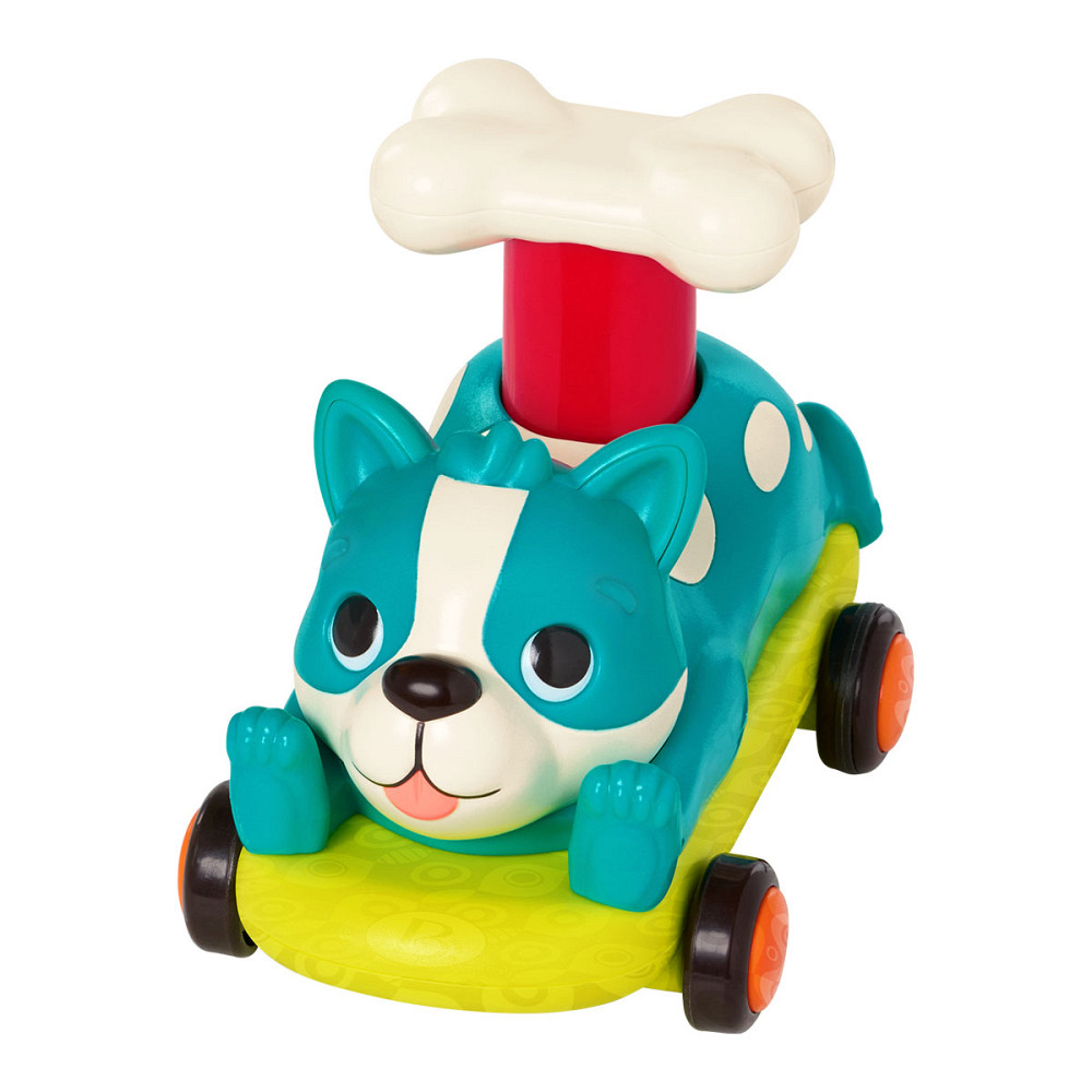 Машинка інерційна серії Лапкомобілі - Песик, колір бірюза Дніпро - фото 2