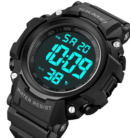 Чоловічий спортивний годинник Skmei 1886 (Чорний з чорним) Київ