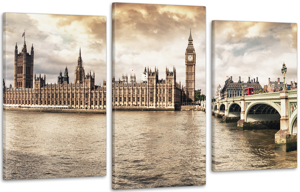 Модульна картина Лондон Модульна картина Лондон (53х100см) Art-197_3 Art-197_3 Київ - фото 1
