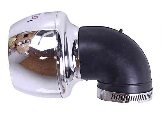 Фильтр воздушный (нулевик) Ø45mm, 90*, турбина (хром) Мукачево