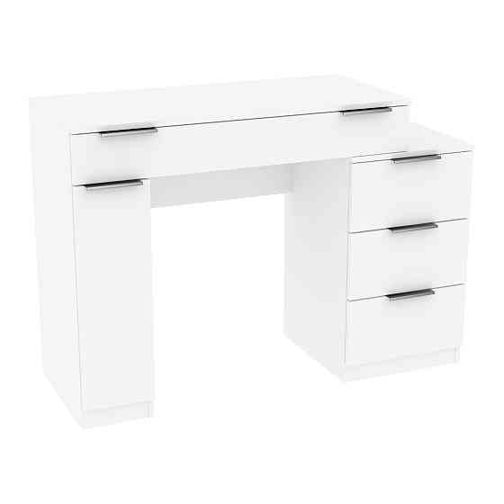 Стол туалетный Трюмо Кристалл, Белый, 1200/452/847 Львов