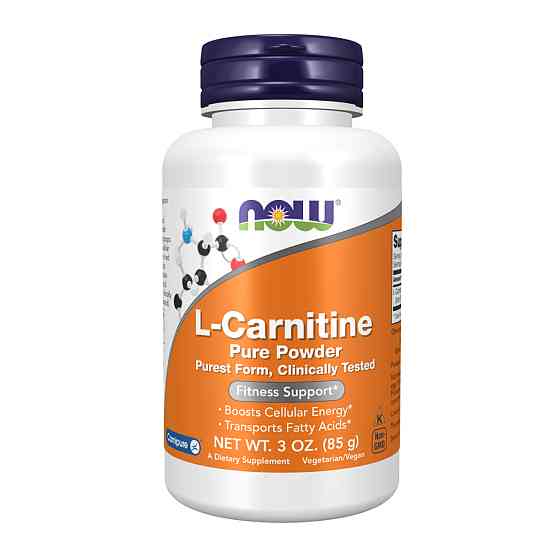 L-карнитин Now Foods L-Carnitine Pure Powder - 85g Луцк