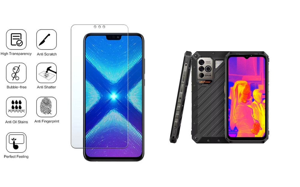 Защитное стекло NeoGlass для Ulefone Armor 18 Ultra, 18T, 18T Ultra – ультрапрозрачное и устойчивое Киев - изображение 4